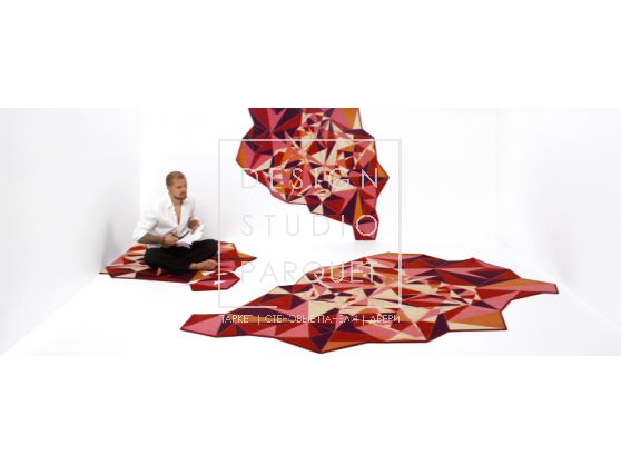 Ковровое покрытие Ege Design Spot / Play the Edge brilliant rug rose VB5275240